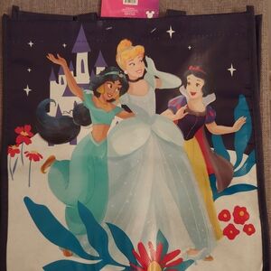 Disney Princess Tote Bag - Black, Blue, Red